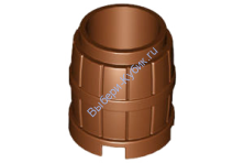 Деталь Лего Бочка 2 х 2 х 2 2 х 2 х 2 Цвет Коричневый