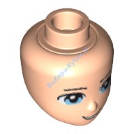 Деталь Лего Голова Мини Долл Цвет Светло-Телесный