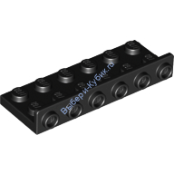 Деталь Лего Кронштейн 2 x 6 - 1 x 6 Цвет Черный