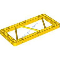 Деталь Лего Техник Рамка Модифицированная 7 x 15 Цвет Желтый