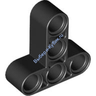 Деталь Лего Техник Бим 3 х 3 T-Формы Толстый Цвет Черный