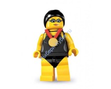 Минифигурка Лего коллекционные (без упаковки) Чемпион По Плаванию