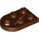 Деталь Лего Пластина 3 х 2 С Отверстием Цвет Коричневый