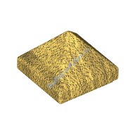 Деталь Лего Скос 45 1 х 1 х 2/3 Четверной Свод Цвет Перламутрово-Золотой