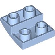 Деталь Лего Кубик Закругленный 2 х 2 Перевернутый Цвет Ярко-Светло-Голубой