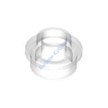 Деталь Лего Пластина Круглая 1 х 1 С Открытым Штырьком Цвет Прозрачный