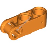Деталь Лего Техник Коннектор Перпендикулярный 3L С Двумя Пин-Отверстиями Цвет Оранжевый