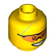 Деталь Лего Голова Минифигурки Цвет Желтый