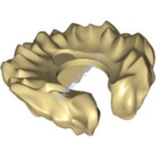 Деталь Лего Меховой Воротник Цвет Песочный