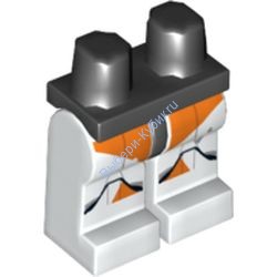 Деталь Лего Ноги С Рисунком Цвет Черный