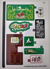 Наклейки К Набору Лего 41379