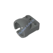 Деталь Аналог Совместимый С Лего Техник Разъем Под Шар С Креплениями Под Пин Большой Цвет ТЕМНО-СЕРЫЙ