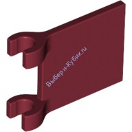 Деталь Лего Флаг 2 х 2 Квадратный Цвет Темно-Красный