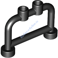 Деталь Лего Стержень (Решетка) 1 х 4 х 2 С Штырьками Цвет Черный