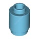 Деталь Лего Кубик Круглый 1 х 1 Открытый Штырек Цвет Умеренно-Лазурный