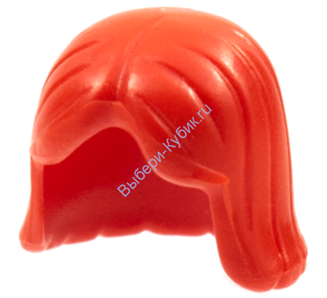 Деталь Лего Волосы Цвет Красный