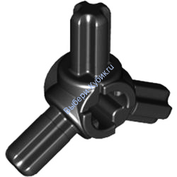 Деталь Лего Техник Осевой Коннектор С Тремя Осями Цвет Черный