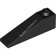Деталь Лего Скос 4 х 1 Цвет Черный