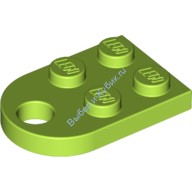 Деталь Лего Пластина 3 х 2 С Отверстием Цвет Лайм