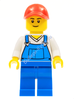Минифигурка Лего Сити - Рабочий