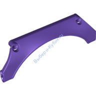 Деталь Лего Панель Крыло Для Автомобиля 15 х 2 х 5 Цвет Темно-Фиолетовый