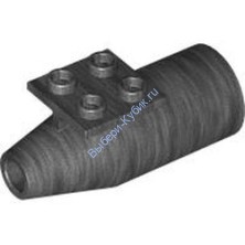 Деталь Лего Корпус Турбины Большой Пластина 2 х 2 Сверху Цвет Перламутрово-Темно-Серый