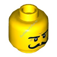 Деталь Лего Голова Минифигурки Цвет Желтый