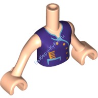 Деталь Лего Торс Мини Долл Френдс С Рисунком Цвет Светло-Телесный