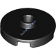 Деталь Лего Плитка Круглая 2 х 2 С Открытым Штырьком Цвет Черный