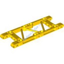 Деталь Лего Техник Рамка Модифицированная 5 х 15 мм Цвет Желтый