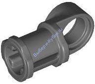 Деталь Лего Техник Коннектор Ось И Пин 90 Градусов Цвет Темно-Серый