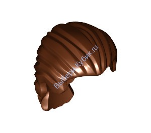 Деталь Лего Парик Цвет Коричневый