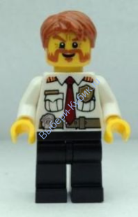 Минифигурки Лего Сити - Начальник пожарной охраны cty0380