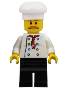 Минифигурка Лего Сити - Hot Dog Chef   cty0878