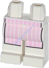 Деталь Лего Ноги С Рисунком Цвет Белый