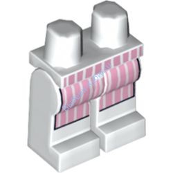Деталь Лего Ноги С Рисунком Цвет Белый