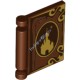 Деталь Лего Книга Передняя Обложка С РИСУНКОМ ЗАМКА ДИСНЕЯ Цвет Коричневый