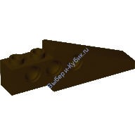 Деталь Лего Техник Кубик Скошенный Длинный (Стрелка) Цвет Темно-Коричневый