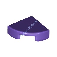 Деталь Лего Плитка Круглая 1 х 1 Четверть Цвет Темно-Фиолетовый