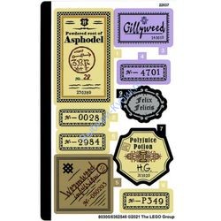 Наклейки к набору Лего 76391