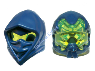 Деталь Лего Шлем Ниндзя С Рисунком Цвет Темно-Синий