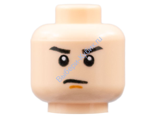 Деталь Лего Голова Минифигурки Цвет Светло-Телесный
