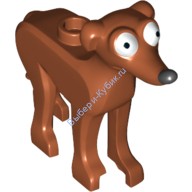 Деталь Лего Собака Цвет Темно-Оранжевый