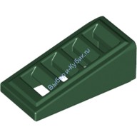 Деталь Лего Скос 2 х 1 х 2/3 С 4 Прорезями Цвет Темно-Зеленый