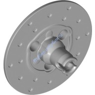 Деталь Лего Техник Ступица Рулевого Колеса С 3 Пин Отверстиями Цвет Светло-Серый