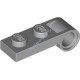 Деталь Лего Пластина 1 х 2 Модифицированная С Пин Отверстием Цвет Светло-Серый