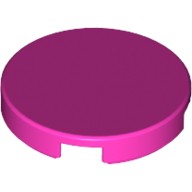 Деталь Лего Плитка Круглая 2 х 2 С Креплением Под Штырек Снизу Цвет Темно-Розовый