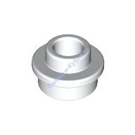 Деталь Лего Пластина Круглая 1 х 1 С Открытым Штырьком Цвет Белый