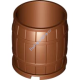 Деталь Лего Бочка 2 х 2 х 2 4 х 4 х 3.5 Цвет Коричневый
