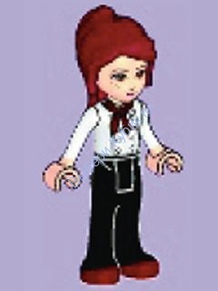 LEGO® FRIENDS Миа черные брюки и белый топ